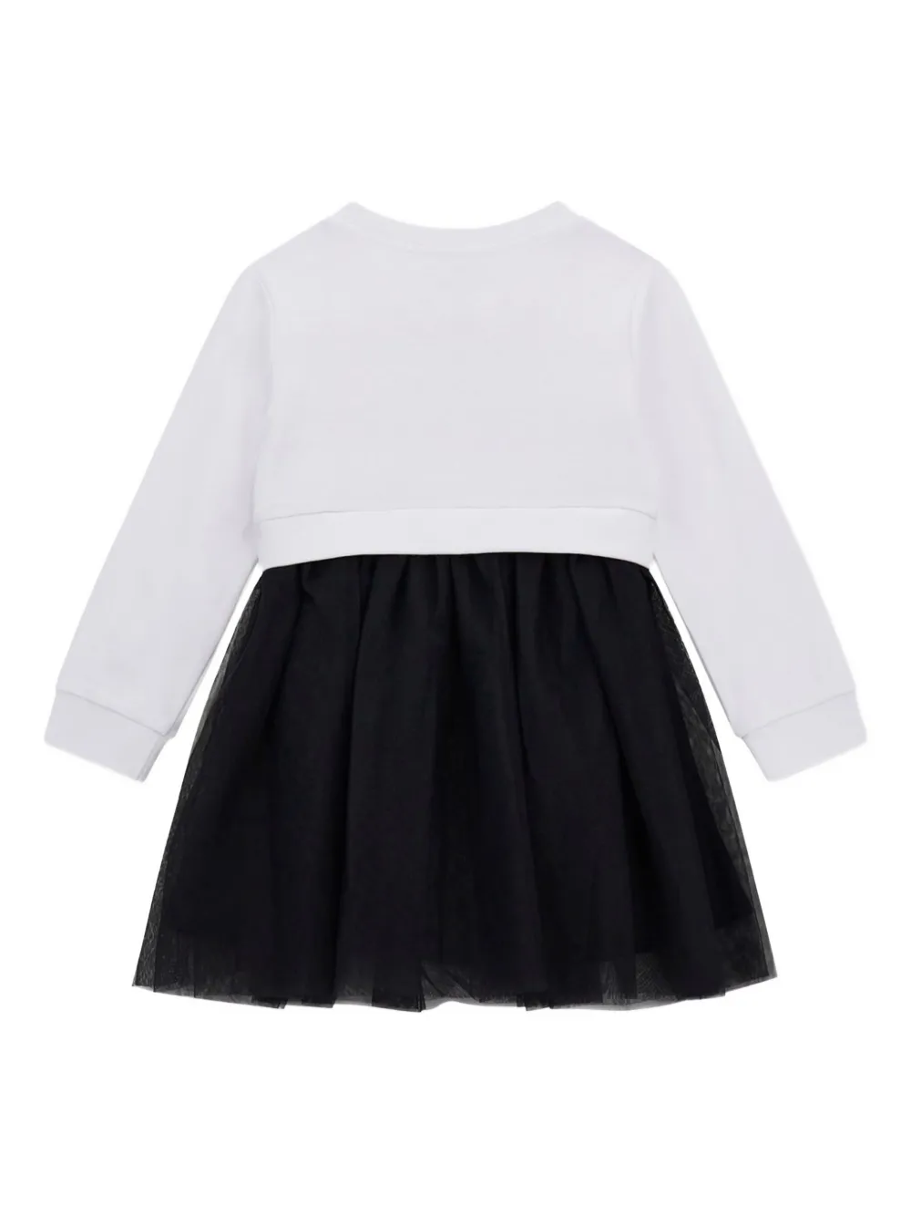 guess kids sweatshirt tulle dress Wit
