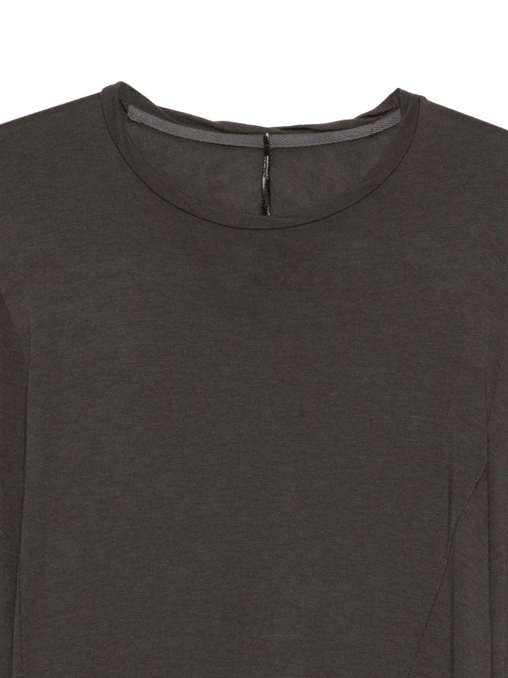 Masnada Seam-detail T-shirt In Gray