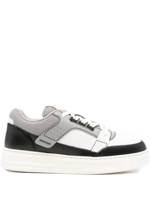 Emporio Armani lace-up leather sneakers 