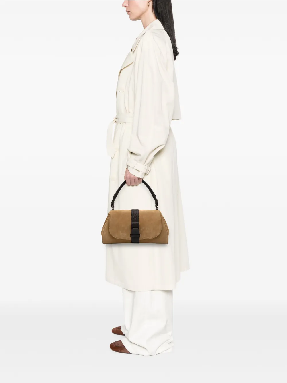 Loewe Pre-Owned 2003 Anagram Suede handbag | Pre-Owned | Image 2