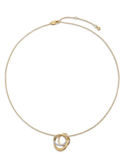 Monica Vinader interlocking-circles diamond necklace