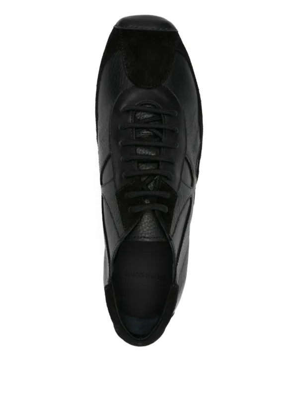 Stefan Cooke レースアップ レザースニーカー | ブラック | FARFETCH JP
