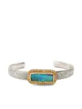 Brooke Gregson silver Artemis diamond opal bracelet - Blue