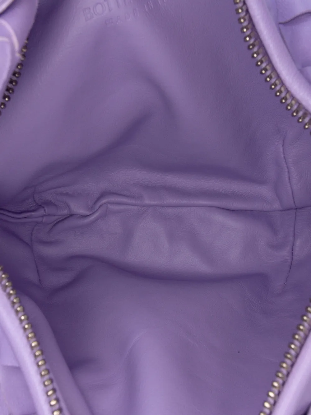 Pre-owned Bottega Veneta 2012-2025 Mini Nappa Intrecciato Jodie Hobo Bag In Purple