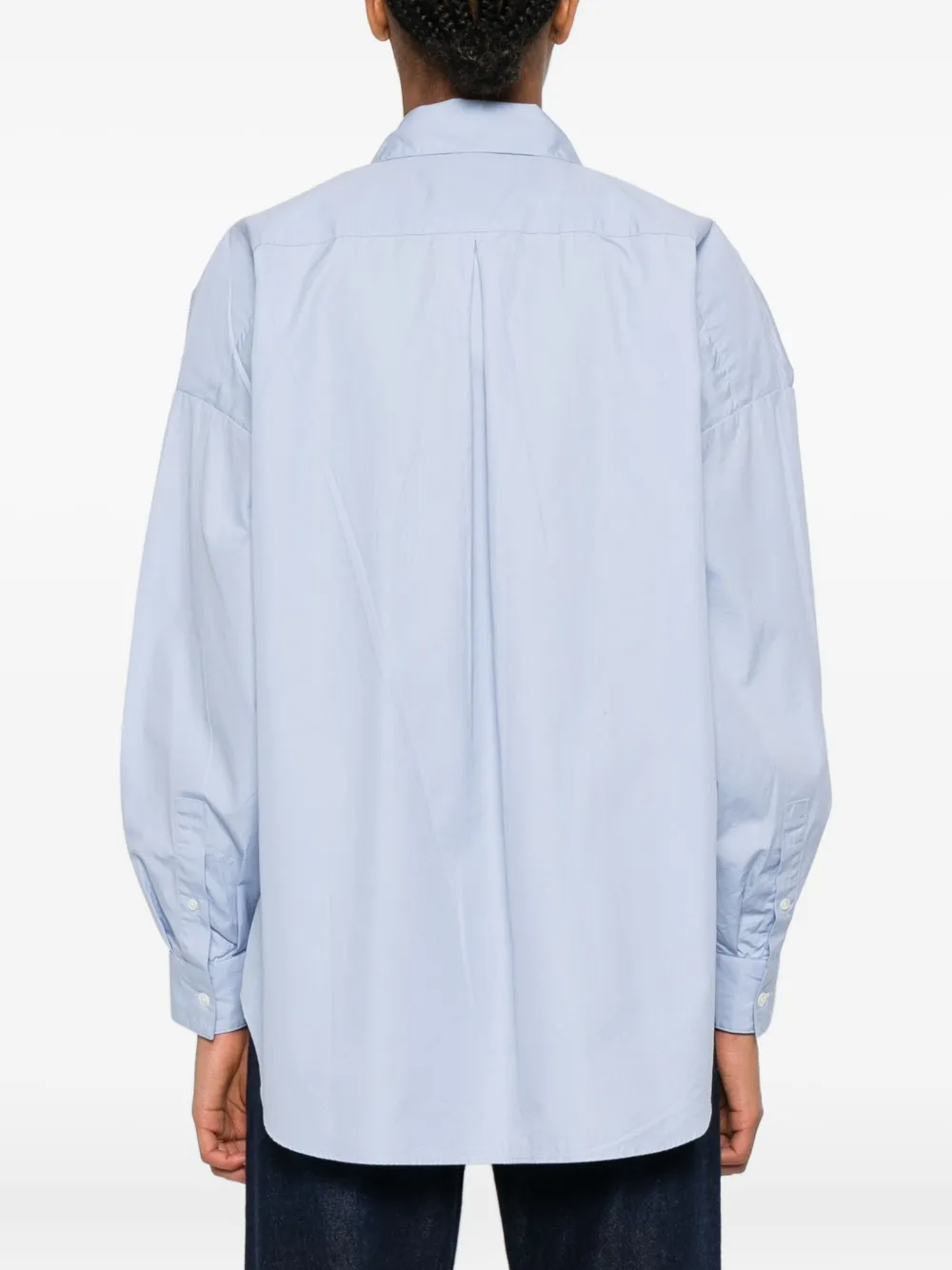 Bellerose Button-fastening Pocket Shirt In Blue