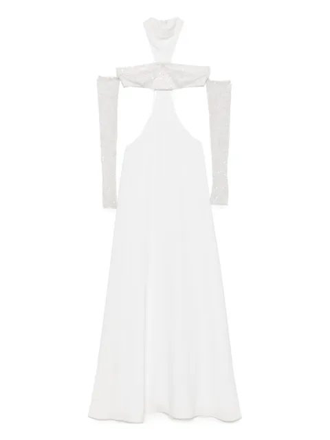 Vestiaire d'un Oiseau Libre Evangeline sequin-embellished cut-out dress