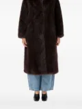 Sword faux-fur coat - Brown