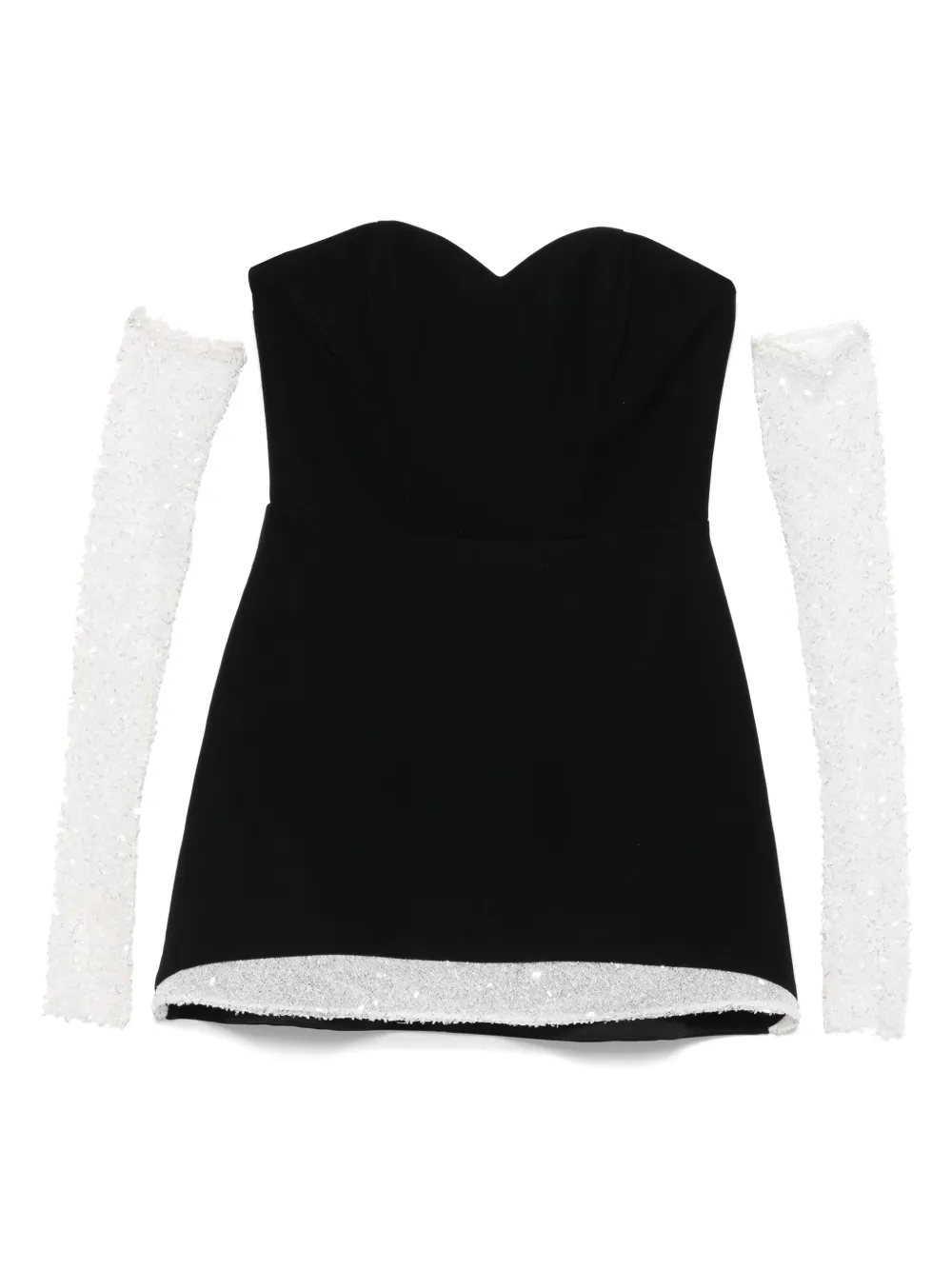 Vestiaire d'un Oiseau Libre embellished off-shoulder dress | Black | Image 1