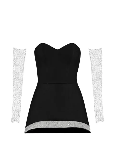 Vestiaire d'un Oiseau Libre Dina embellished off-shoulder dress