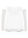 Vestiaire d'un Oiseau Libre embellished off-the-shoulder dress - White