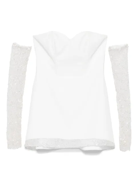 Vestiaire d'un Oiseau Libre embellished off-the-shoulder dress