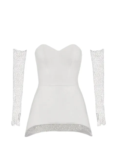 Vestiaire d'un Oiseau Libre embellished off-the-shoulder dress