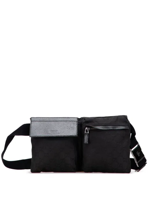 Gucci Pre-Owned Marsupio Double Pocket in tela GG con tasche 2000-2015