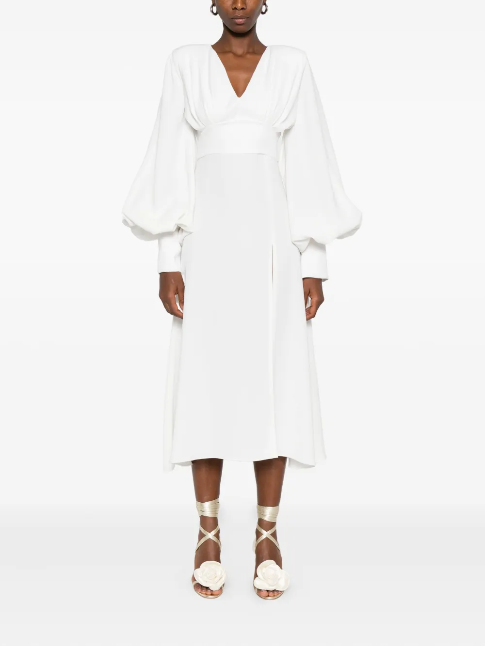 Vestiaire d'un Oiseau Libre Venice V-neck midi dress | Evening Dresses | Image 2