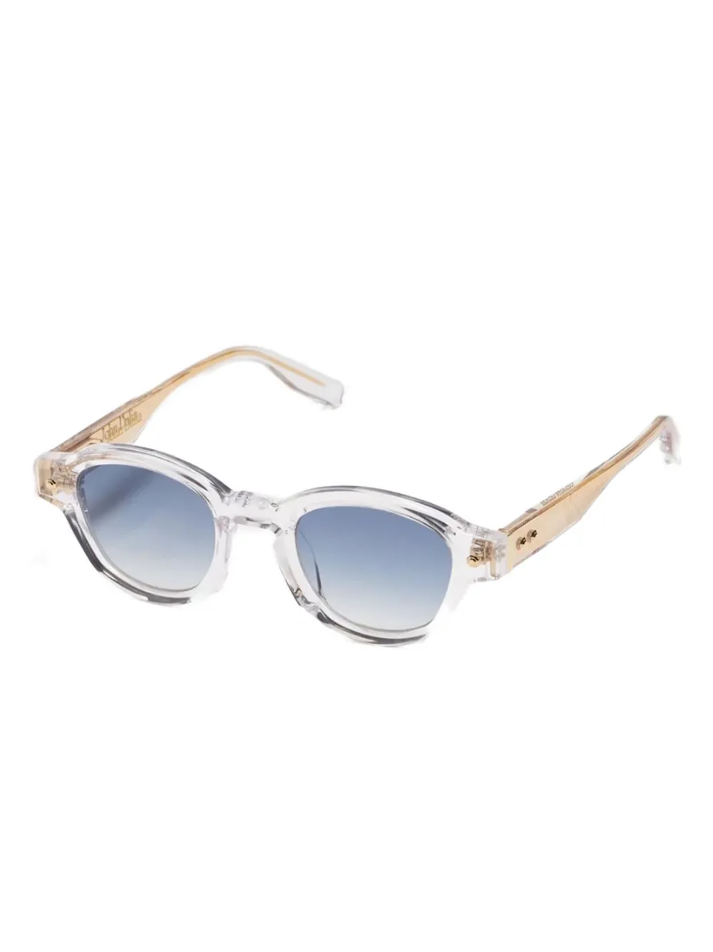 John Dalia round-frame sunglasses - Goud