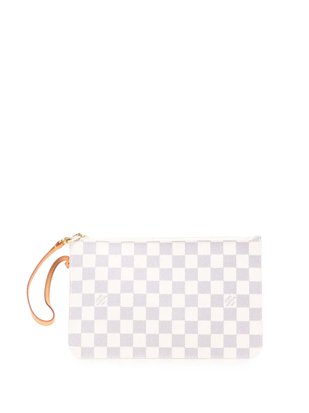 2015 Damier Azur Neverfull MM pouch
