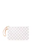 Louis Vuitton Pre-Owned 2015 Damier Azur Neverfull MM pouch - White