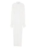 Vestiaire d'un Oiseau Libre Pearl high-neck maxi dress - White