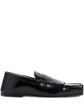 Jacquemus leather square-toe loafers - Black