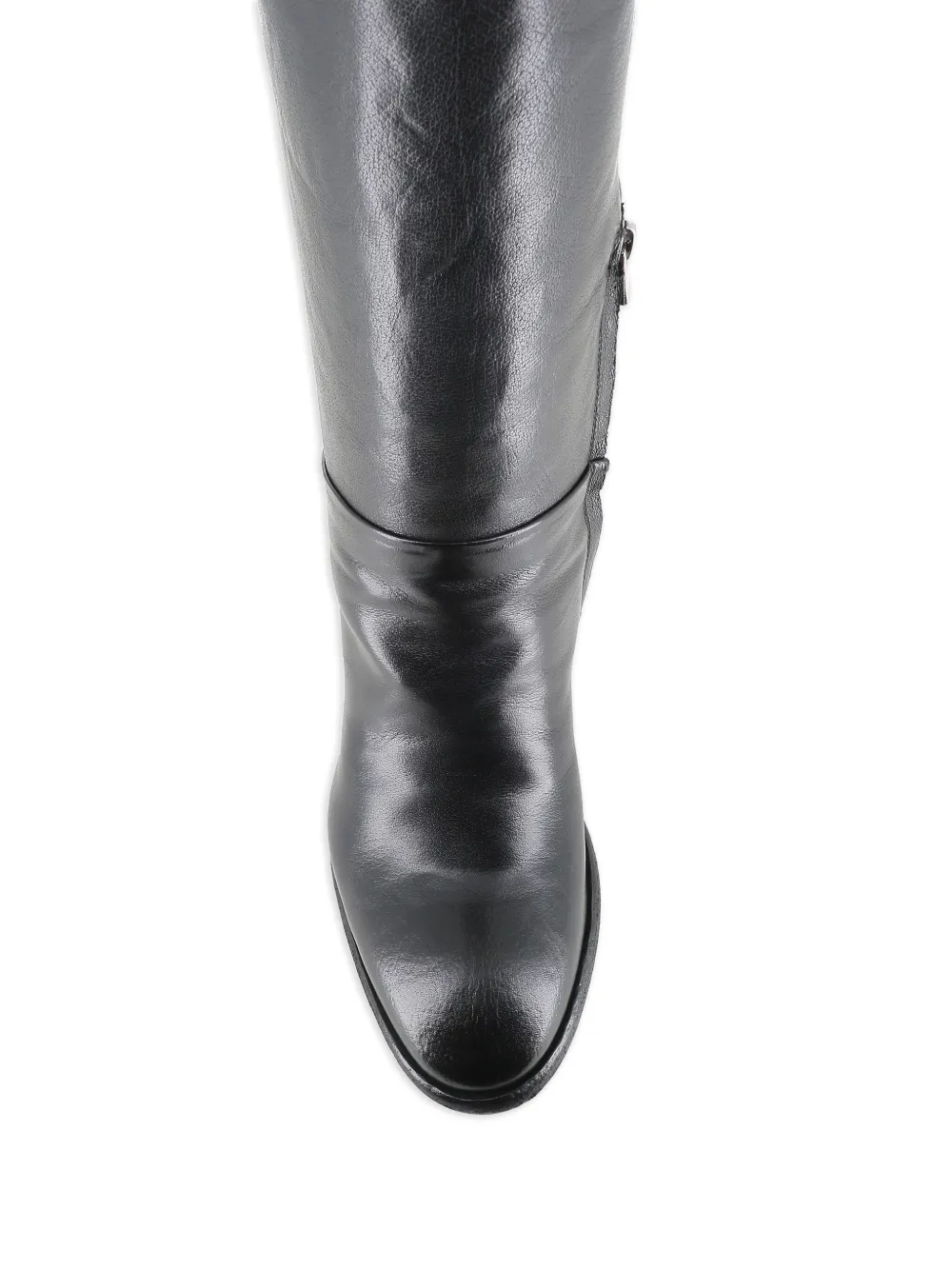 Officine Creative leather block-heel boots Black