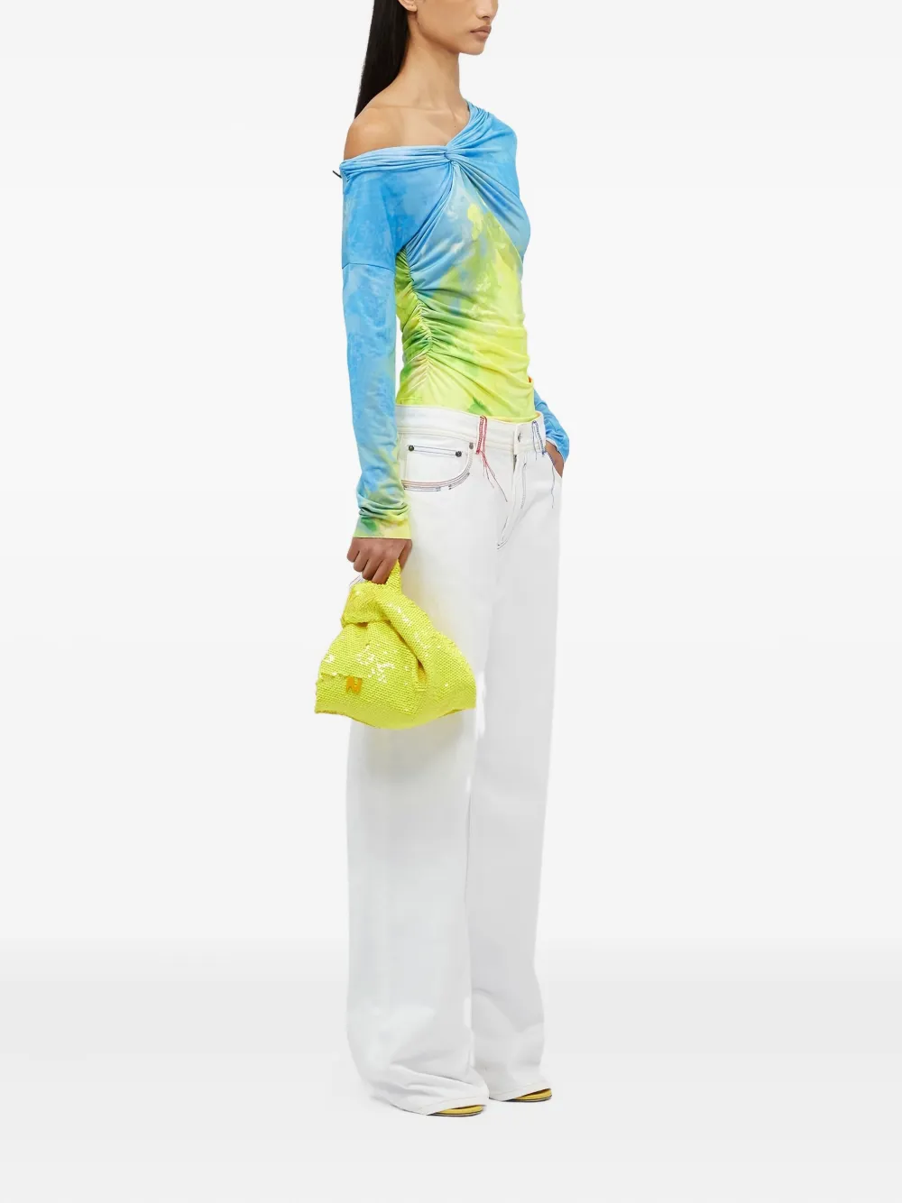  Msgm Wide-leg Jeans - White 