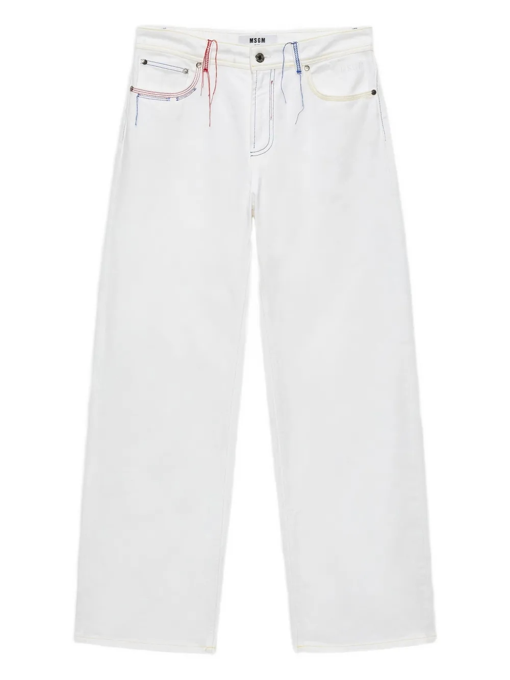 MSGM jeans anchos | blanco | Image 1