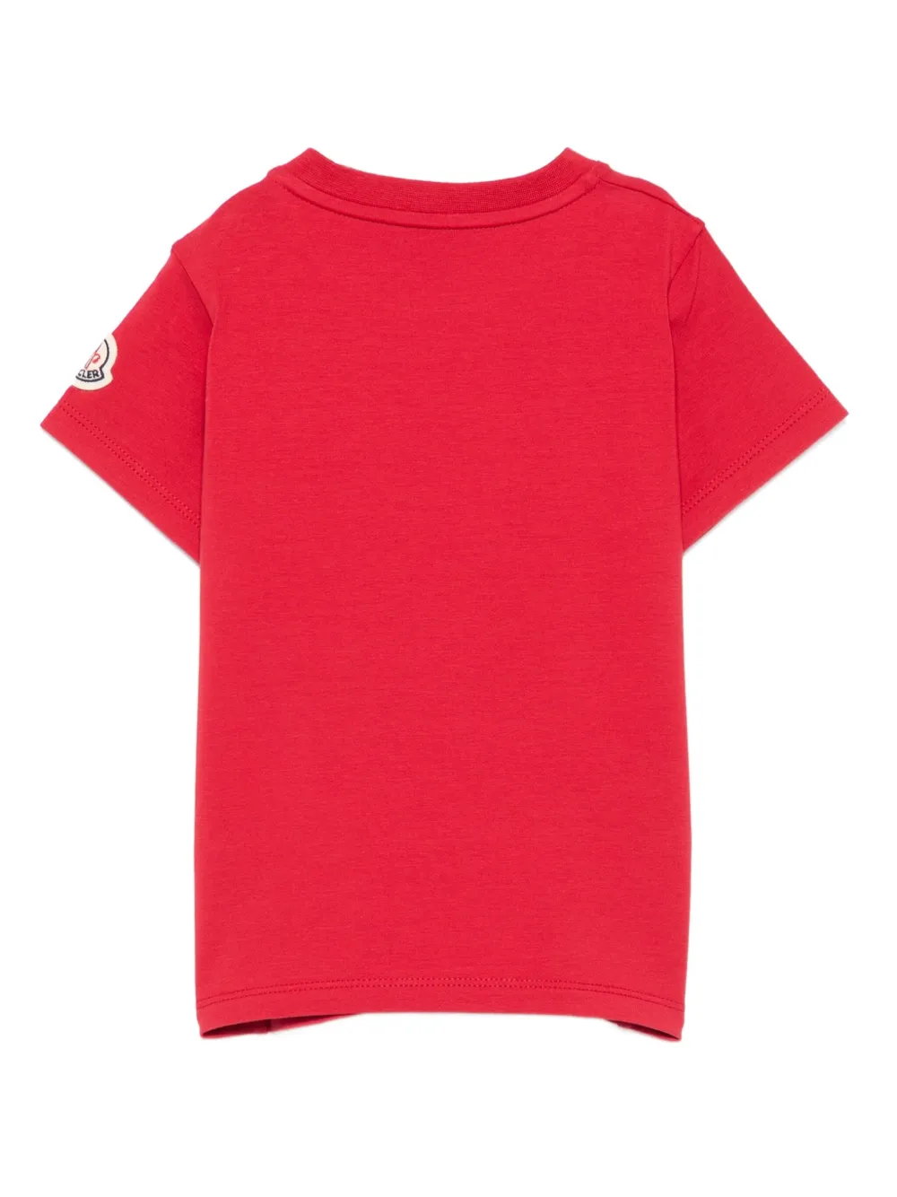 Moncler Enfant T-shirt met teddybeerprint Rood