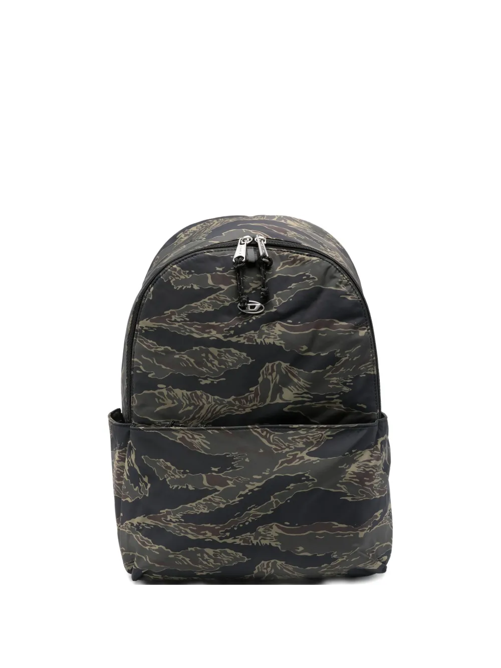 Diesel Rugzak met camouflageprint Groen