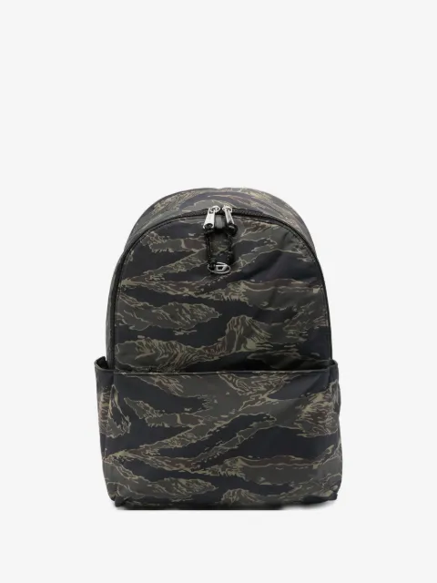 Diesel camo-pattern backpack