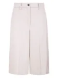 Seventy pressed-crease cotton shorts - Neutrals