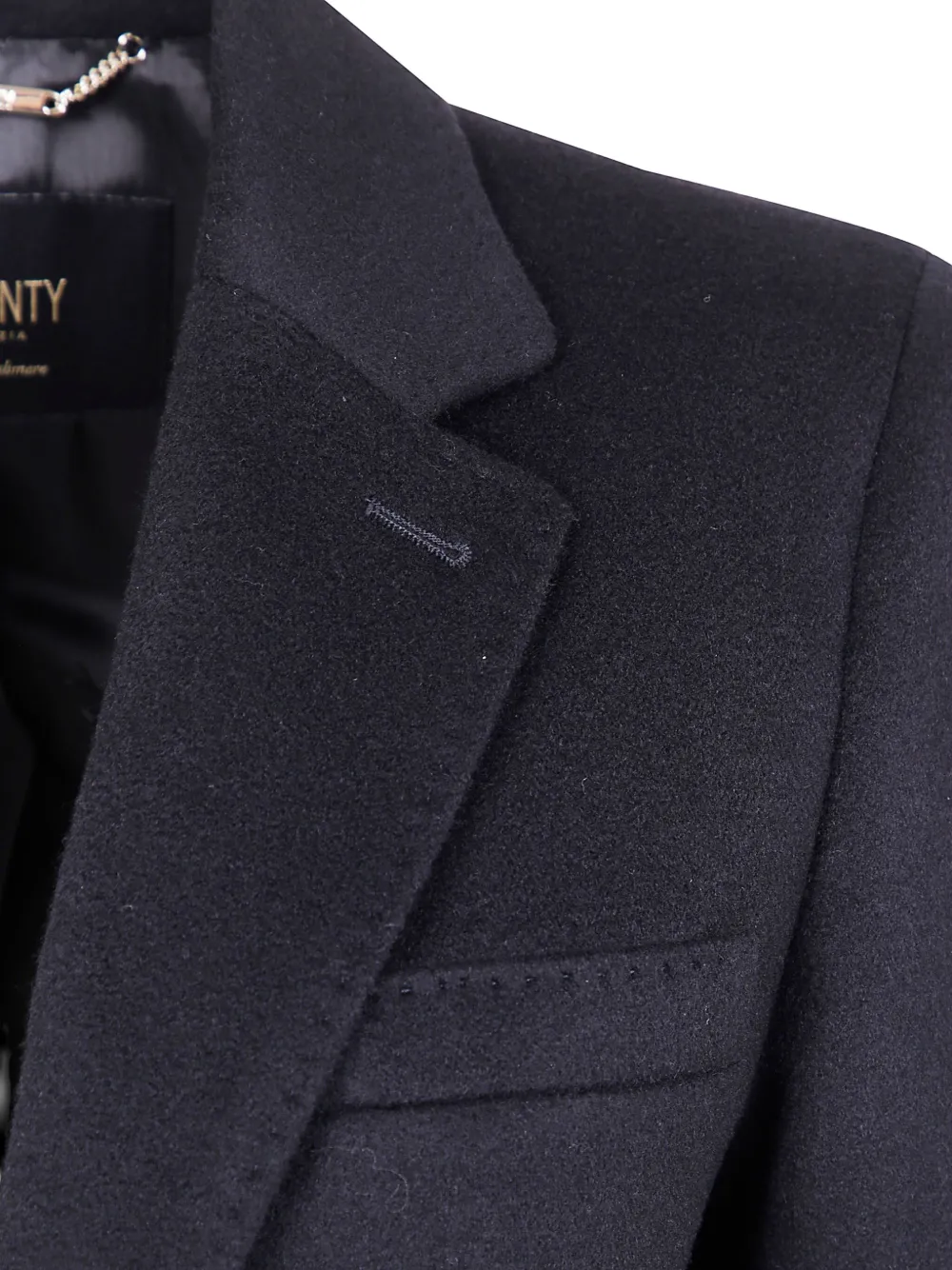 Seventy Notched-lapel Coat In Black