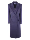 Seventy cashmere double-breasted coat - Blue