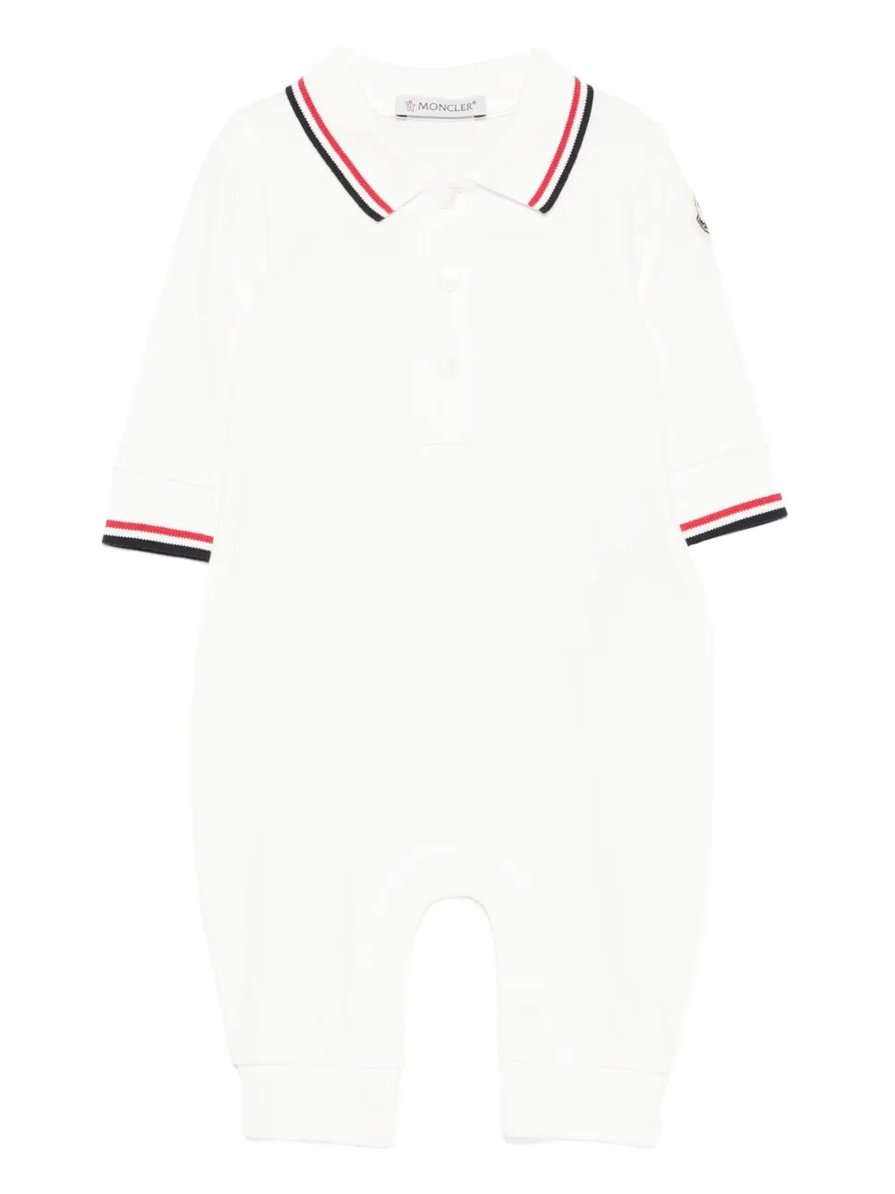 Moncler Enfant Jumpsuit met polokraag Wit