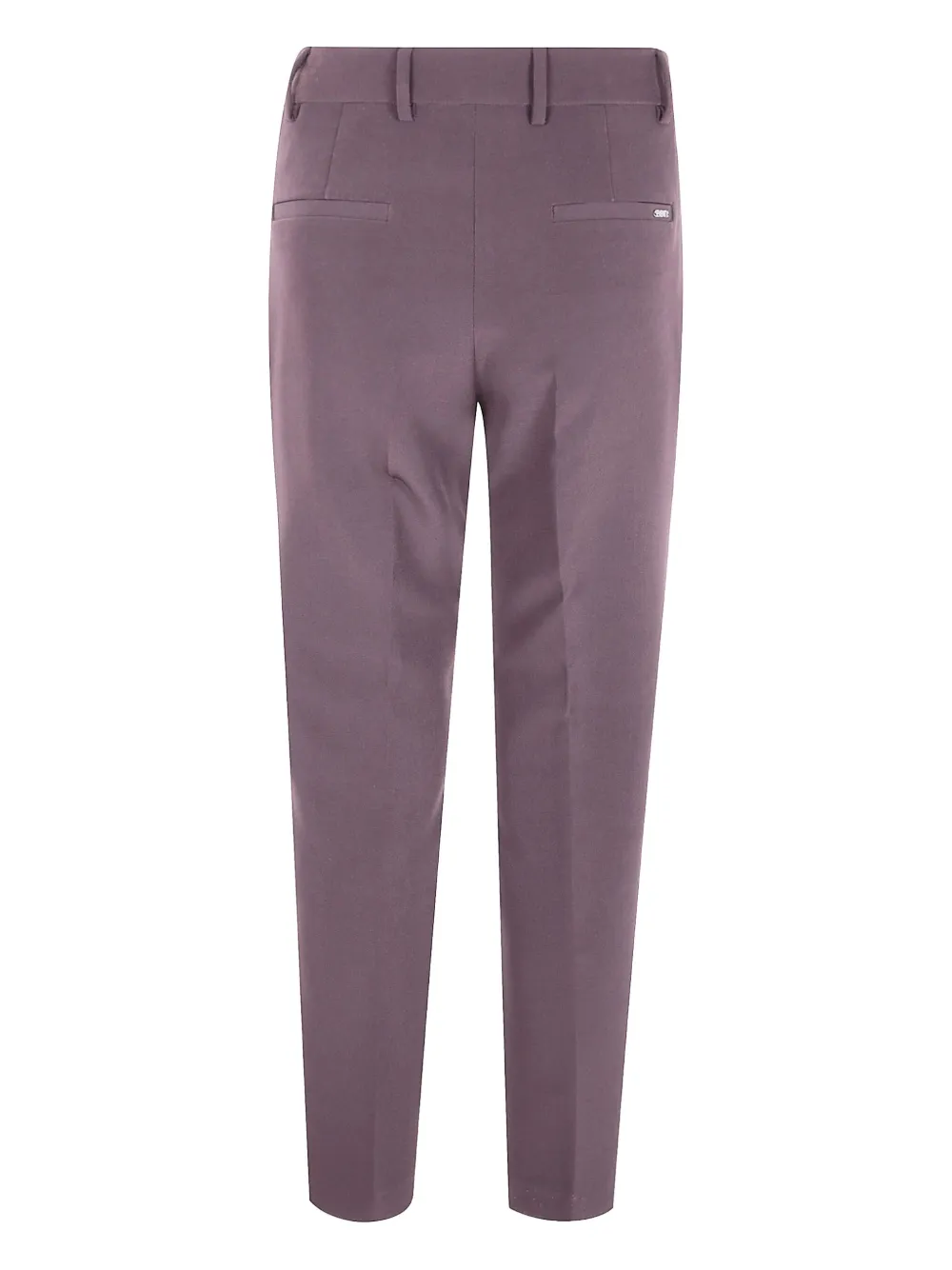 Seventy logo-plaque trousers - Paars