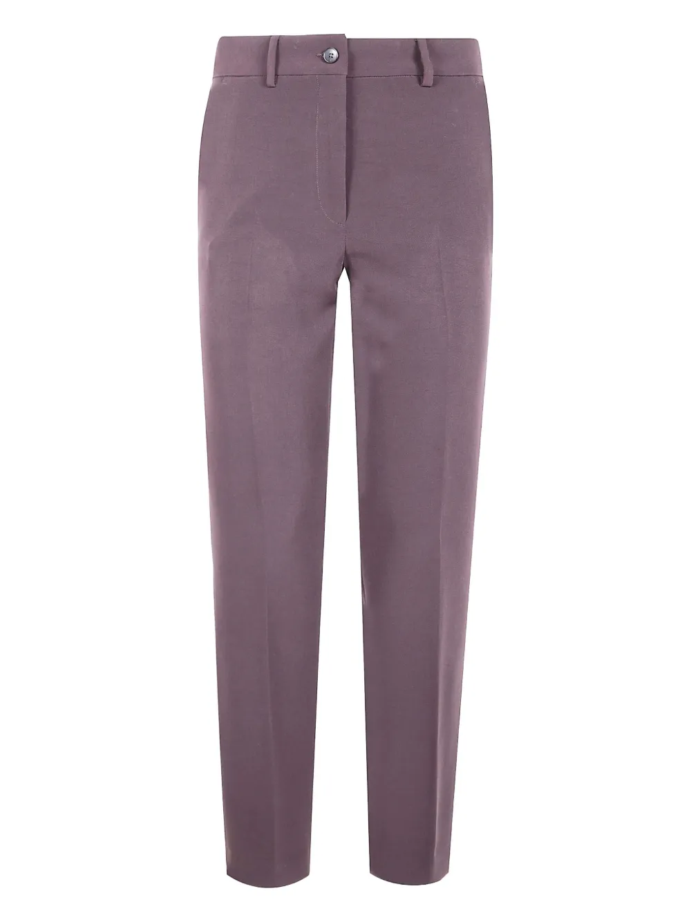 Seventy logo-plaque trousers Paars