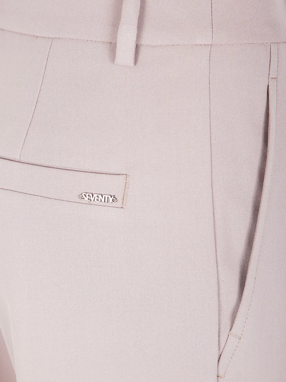 Seventy Pocket-logo Detail Trousers In Pink