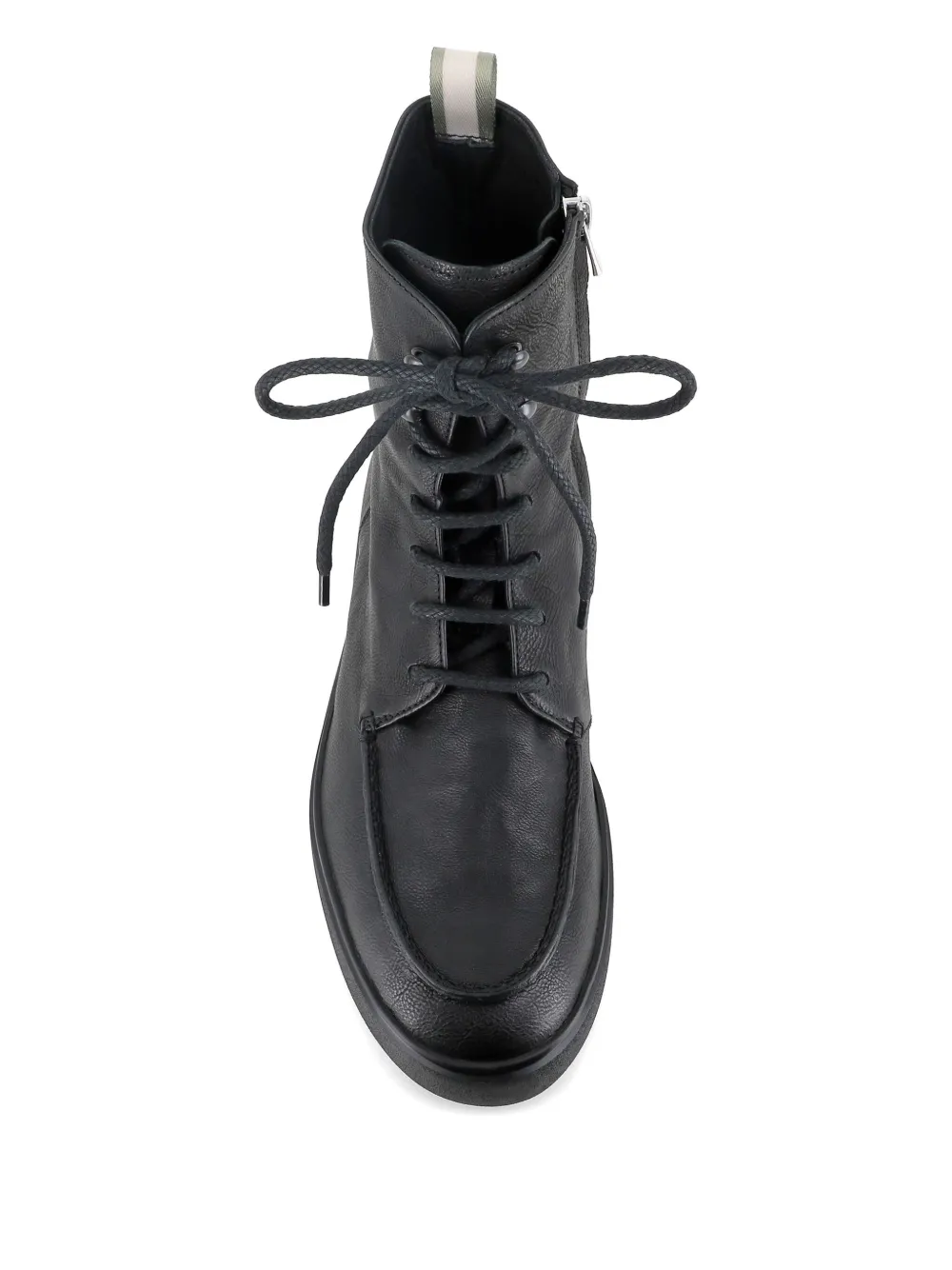 Officine Creative lace-up leather combat boots Black
