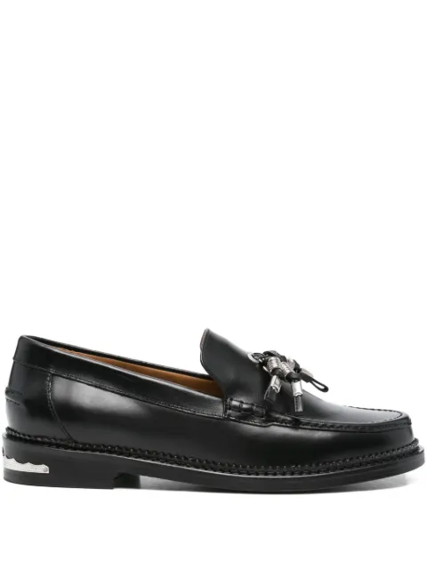 Toga Virilis tassel-embellished leather loafers