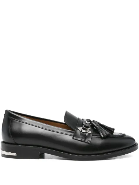 Toga Virilis tassel-embellished metal-detail loafers