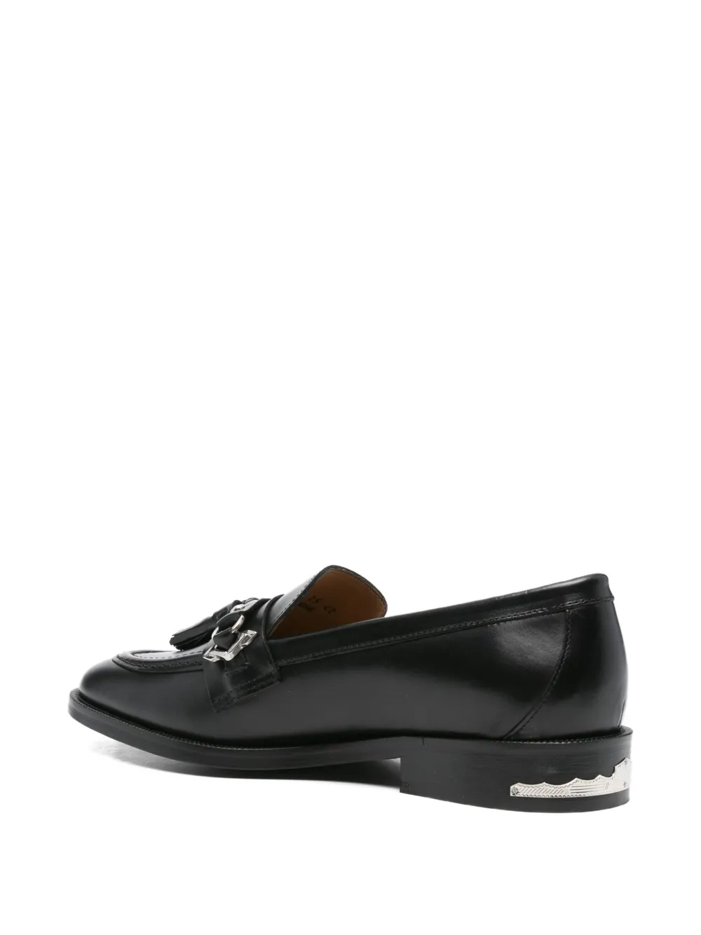 Toga Virilis Loafers verfraaid met kwastjes en metalen detail Zwart