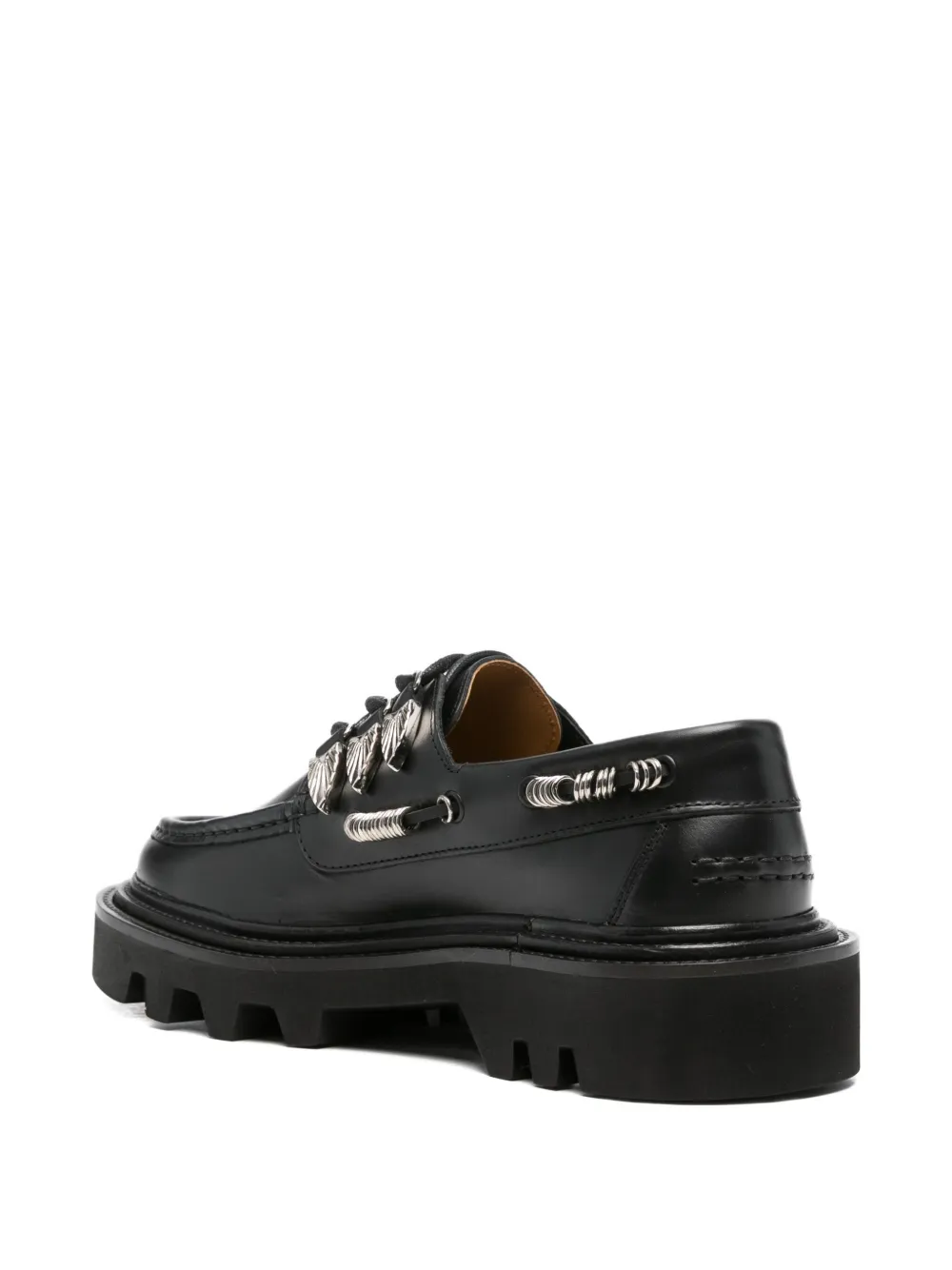Toga Virilis leather loafers Black