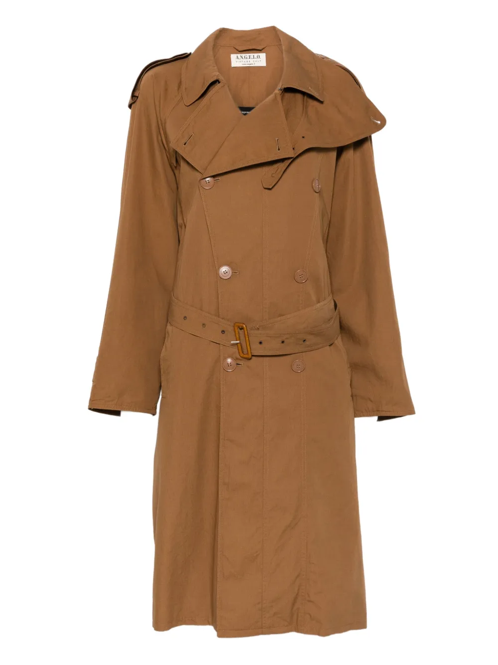 A.N.G.E.L.O. Vintage Cult 1980s double-breasted belted coat | Brown | Image 1