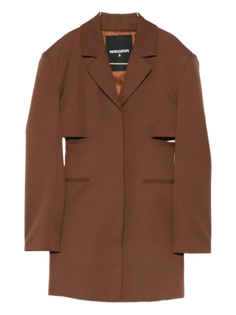Patrizia Pepe cut-out blazer mini dress