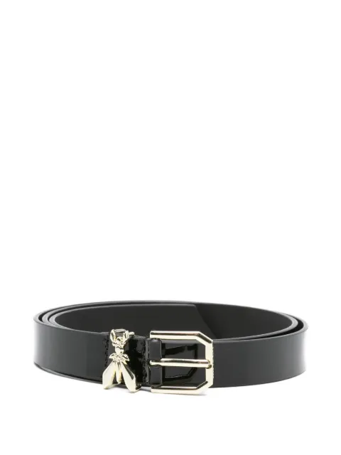 Patrizia Pepe insect-buckle patent leather belt