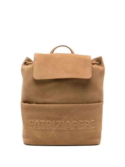 Patrizia Pepe Im(perfection) suede backpack