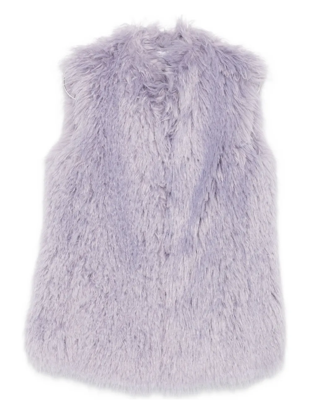 Patrizia Pepe Bodywarmer met ronde hals Paars