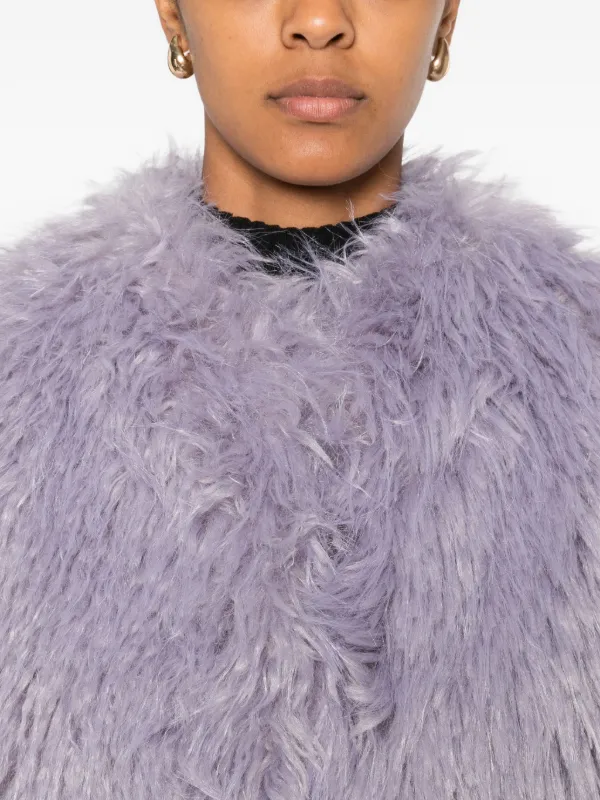Patrizia Pepe ファーベスト | パープル | FARFETCH JP