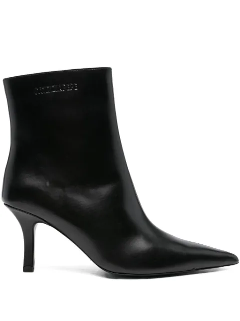 Patrizia Pepe 75mm leather ankle boots