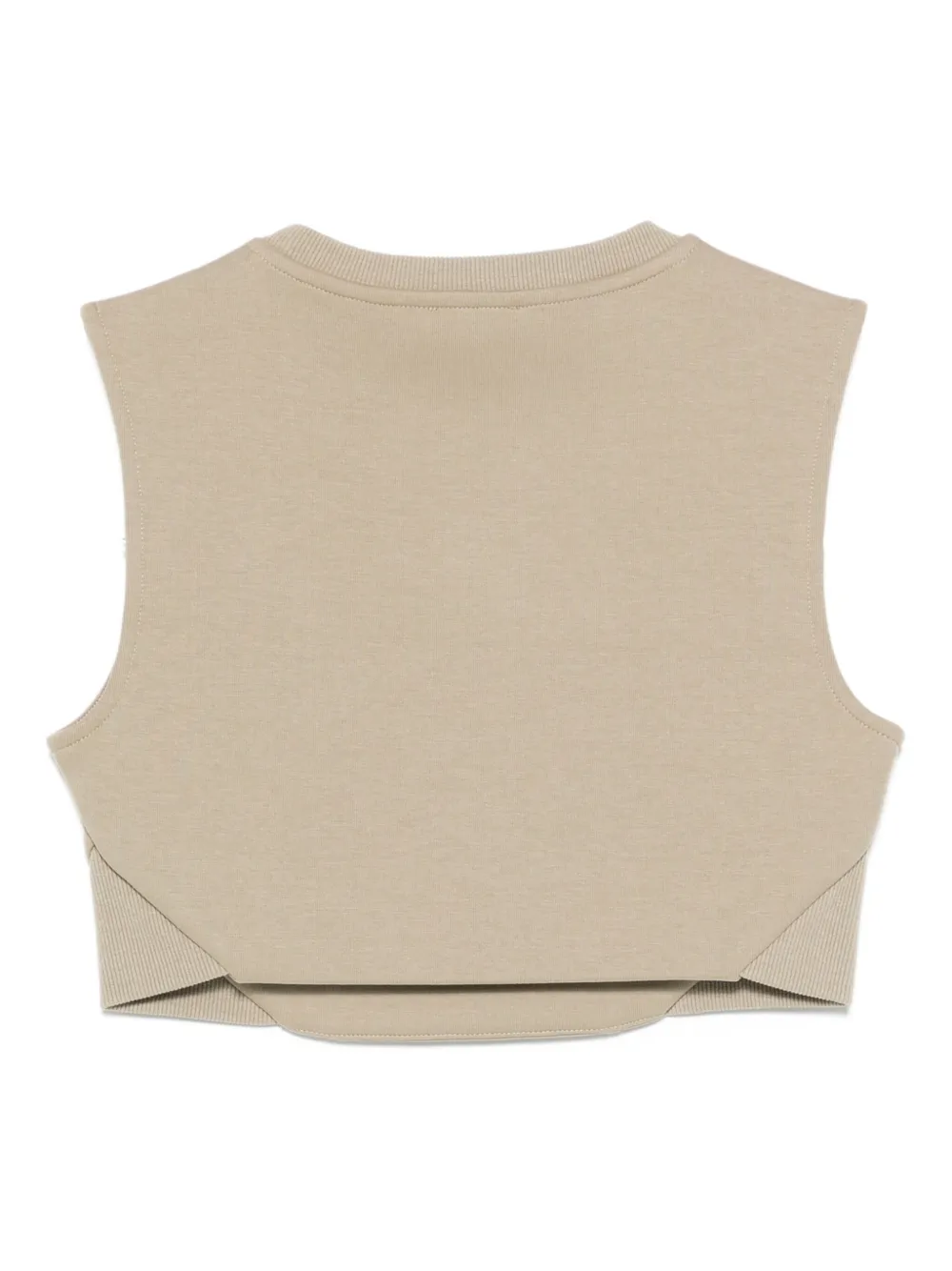 Patrizia Pepe Mouwloze top Beige