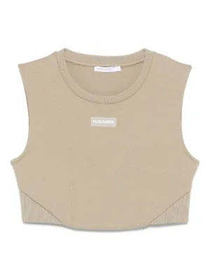 Patrizia Pepe リブ タンクトップ | ニュートラル | FARFETCH JP